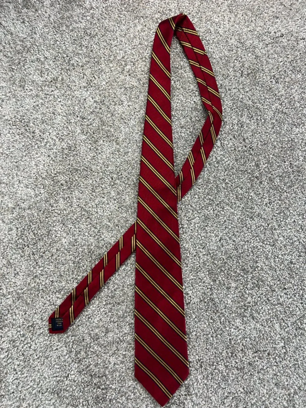 NWT‎ Brooks Brothers Makers Tie 100% Silk Made in USA Prep Ivy Red Yellow Blue